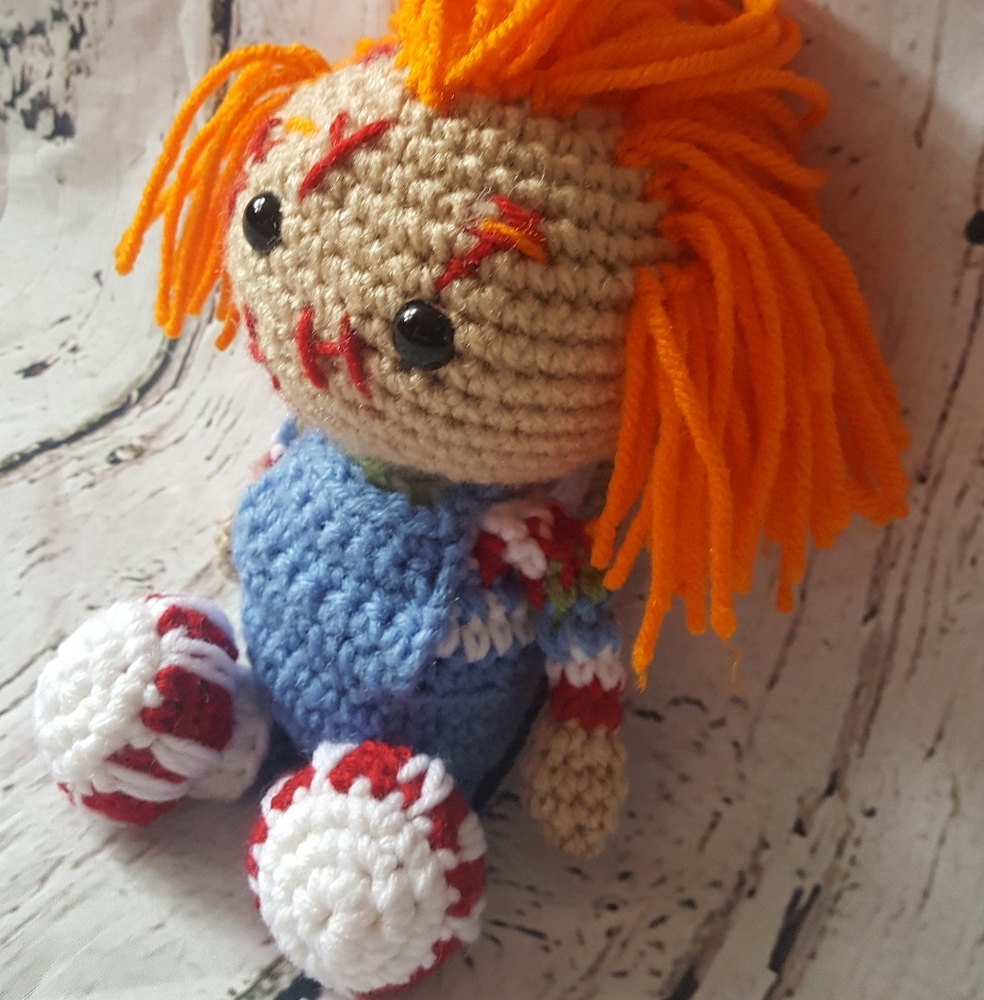 Crochet Chucky Inspired Amigurumi - Picture 13 of 16